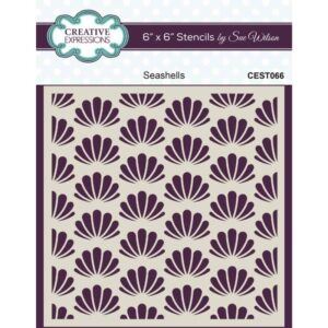 Sue Wilson Seashells Stencil