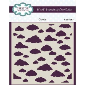 Sue Wilson Clouds Stencil