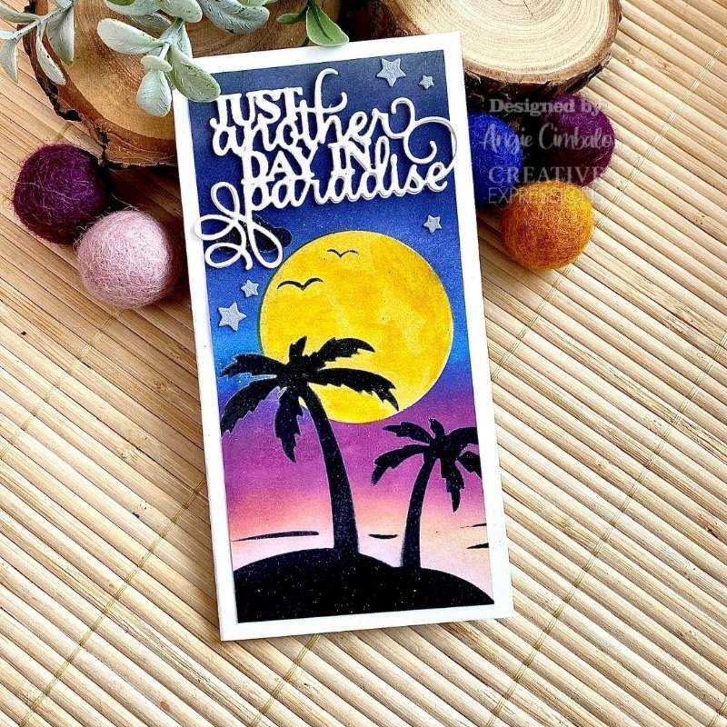 Sue Wilson Palm Trees Stencil