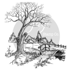 Two Jays Stamp Tree and Bridge