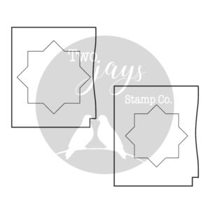 Two Jays Stamp Wreath Stencils