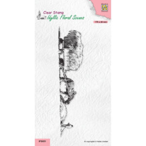 Idyllic Floral Scenes Slimline Hay Time