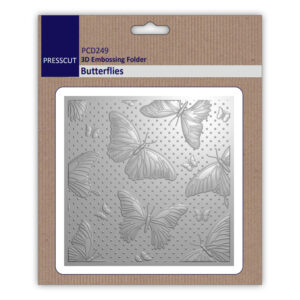 Presscut 3D Embossing Folder Butterflies