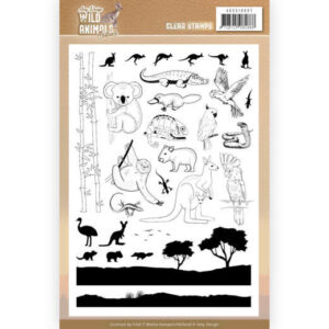 Amy Design Wild Animals Outback Clear Stamp