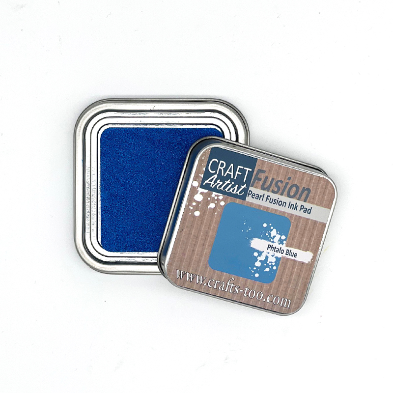 Craft Artist Pearl Fusion Ink Pad Phtalo Blue