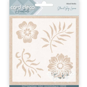 Card Deco Essentials - Stencil Big Leaves