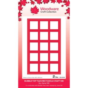 Woodware Bubble Top Tiles Rectangle