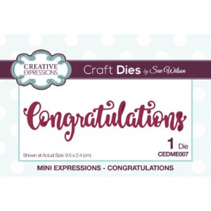 Mini Expressions Congratulations