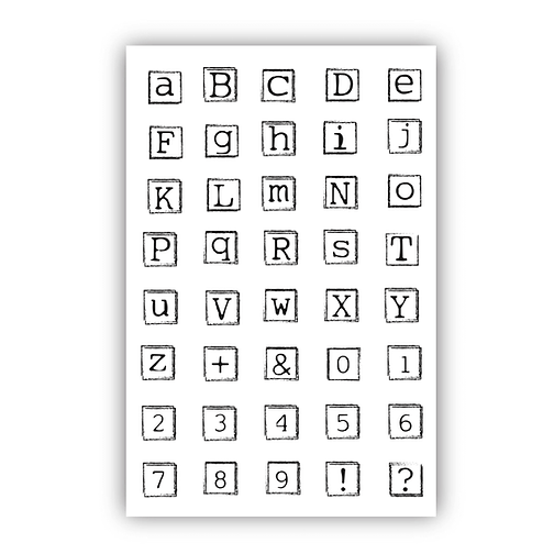 Julie Hickey Designs Square Alphabet Medley