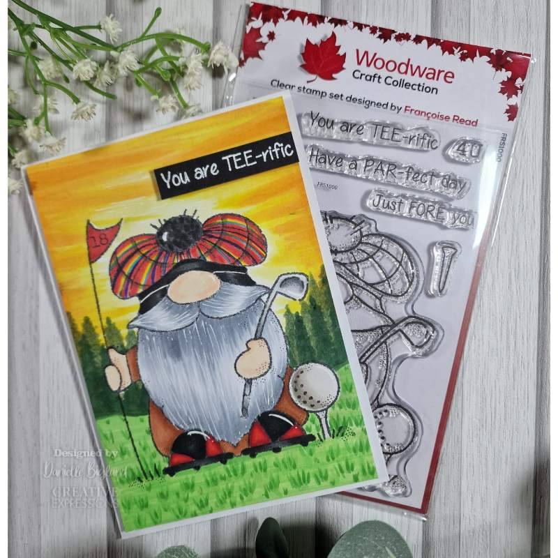 Woodware Golfing Gnome