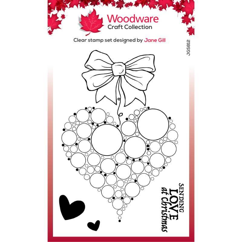 Woodware Big Bubble Bauble – Heart