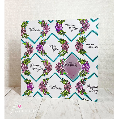 Julie Hickey Designs Fancy Framed Florals