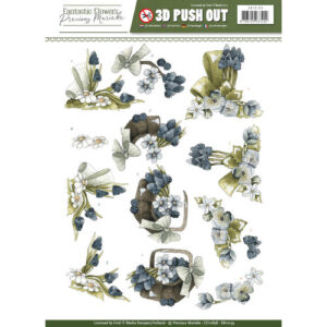 Precious Marieke 3D Push Out Fantastic Flowers