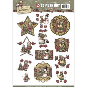 Yvonne Creations 3D Push Out Celebrating Christmas