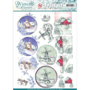 Jeanine's Art 3D Push Out Winter Classics - Christmas Landscapes