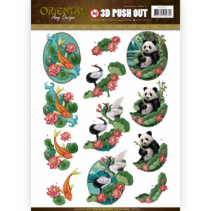 Amy Design 3D Push Out Oriental - Animals