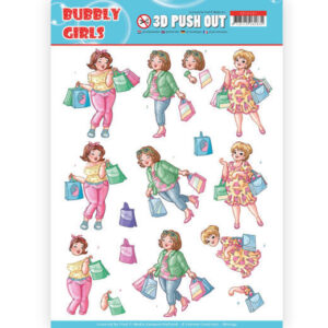 Yvonne Creations 3D Push Out Bubbly Girls - Shopping