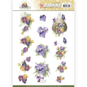 Precious Marieke 3D Push Out Blooming Summer - Summer Pansies