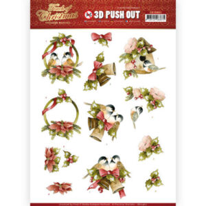 Precious Marieke 3D Push Out Touch of Christmas - Birds