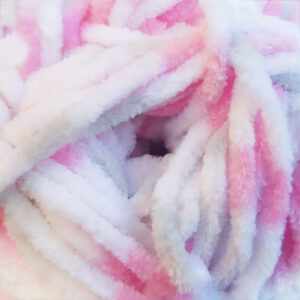 Flutterby Chunky 100g SHB53 Pink Grey Spots