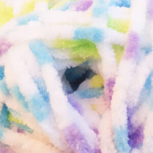 Flutterby Chunky 100g SHB55 Blue, Green and Purple Spots