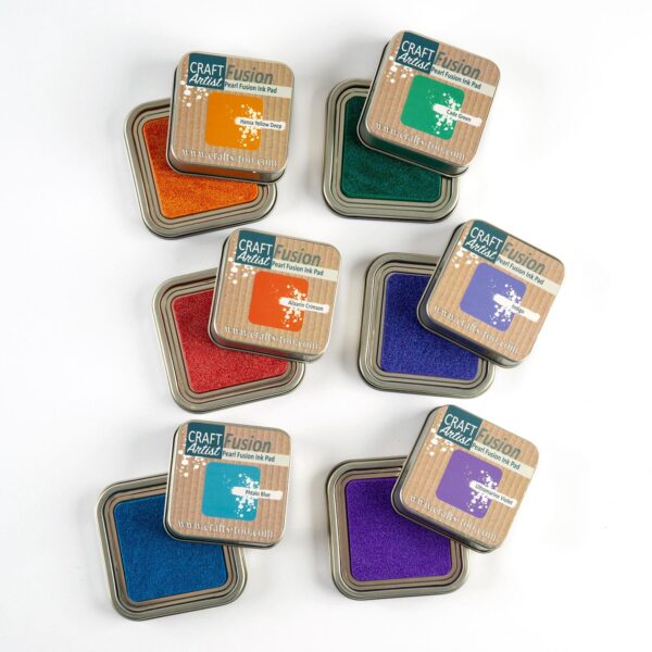 Craft Artist Pearl Fusion Inks Complete Collection Art of Craft