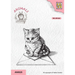 Nellie Snellen Animals - Kitten with Envelope