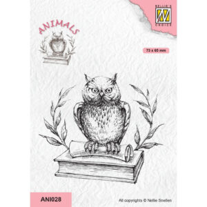Nellie Snellen Animals - Owl on Book