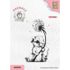 Nellie Snellen Animals - Mouse with Dandelion Fluff