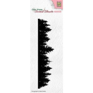 Nellie Snellen Christmas Silhouette - Tree Border