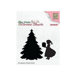 Nellie Snellen Christmas Silhouette - Thank you Santa
