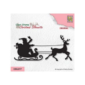 Nellie Snellen Christmas Silhouette - Ho ho Santaclaus