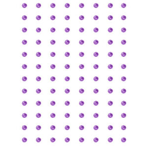 Crafts Too Rhinestone Stickers Purple