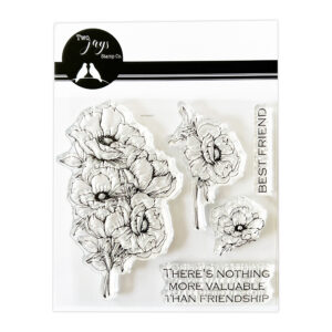 Two Jays Clear Stamps Anemones