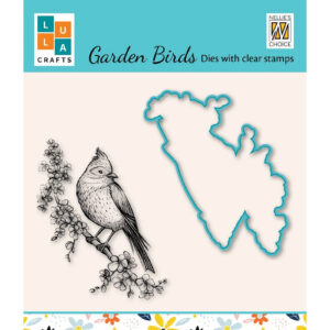 Nellie Snellen Dies with Clear Stamps - Garden Bird 3