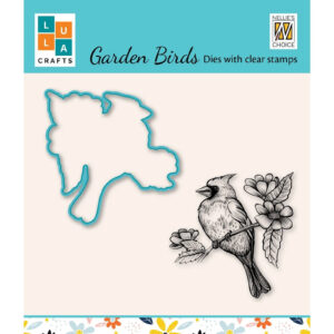 Nellie Snellen Dies with Clear Stamps - Garden Bird 4