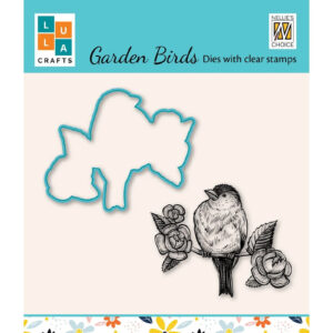 Nellie Snellen Dies with Clear Stamps - Garden Bird 6