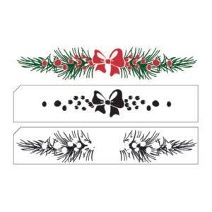 Layered Stamps - Christmas Border 1