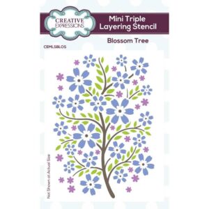 Blossom Tree Mini Triple Layering Stencil