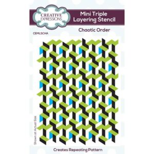 Chaotic Order Mini Triple Layering Stencil