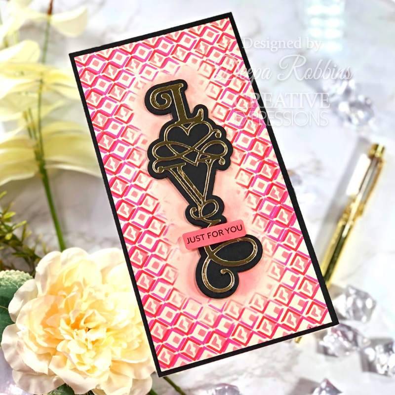 Diamonds in Making Mini Triple Layering Stencil - Image 4