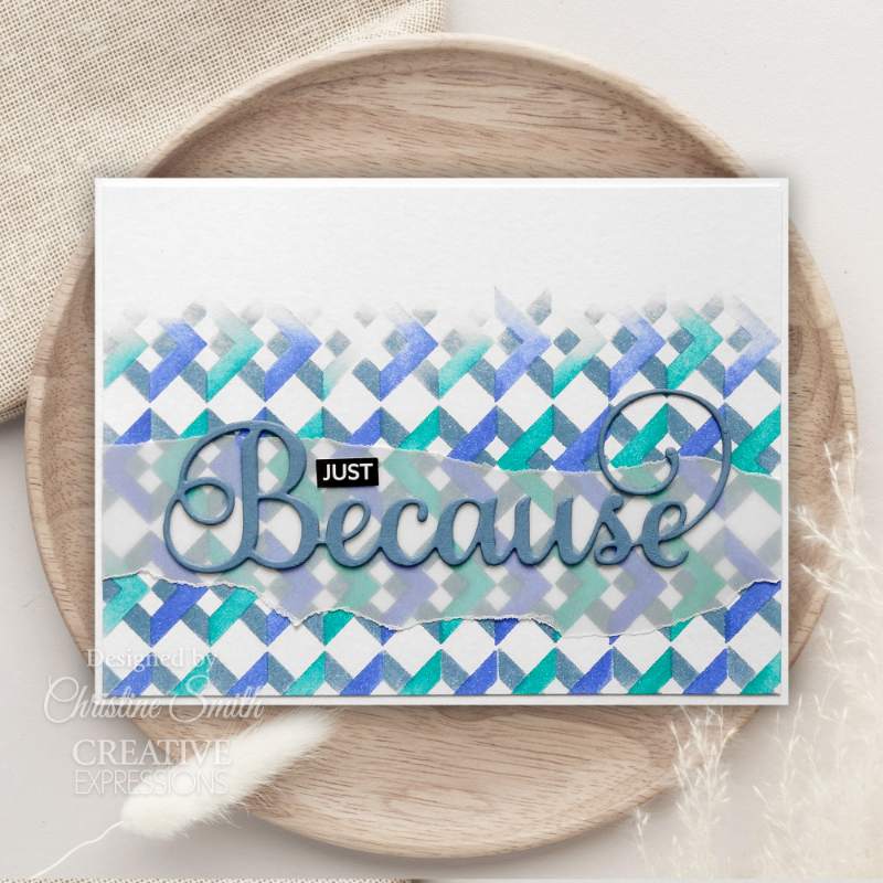 Interlocking Squares Mini Triple Layering Stencil - Image 3