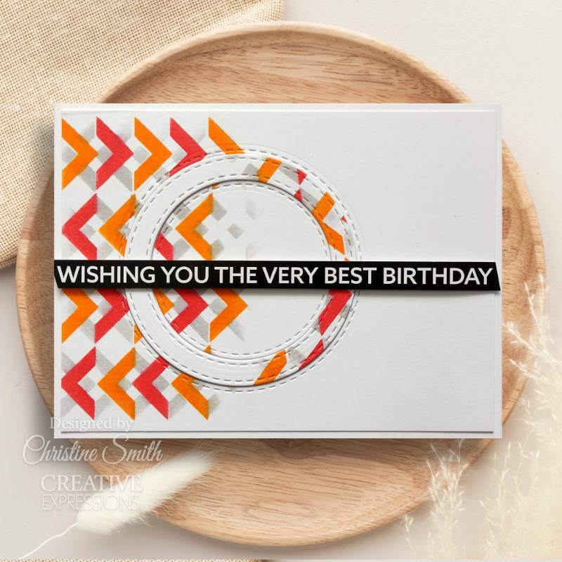 Interlocking Squares Mini Triple Layering Stencil - Image 4