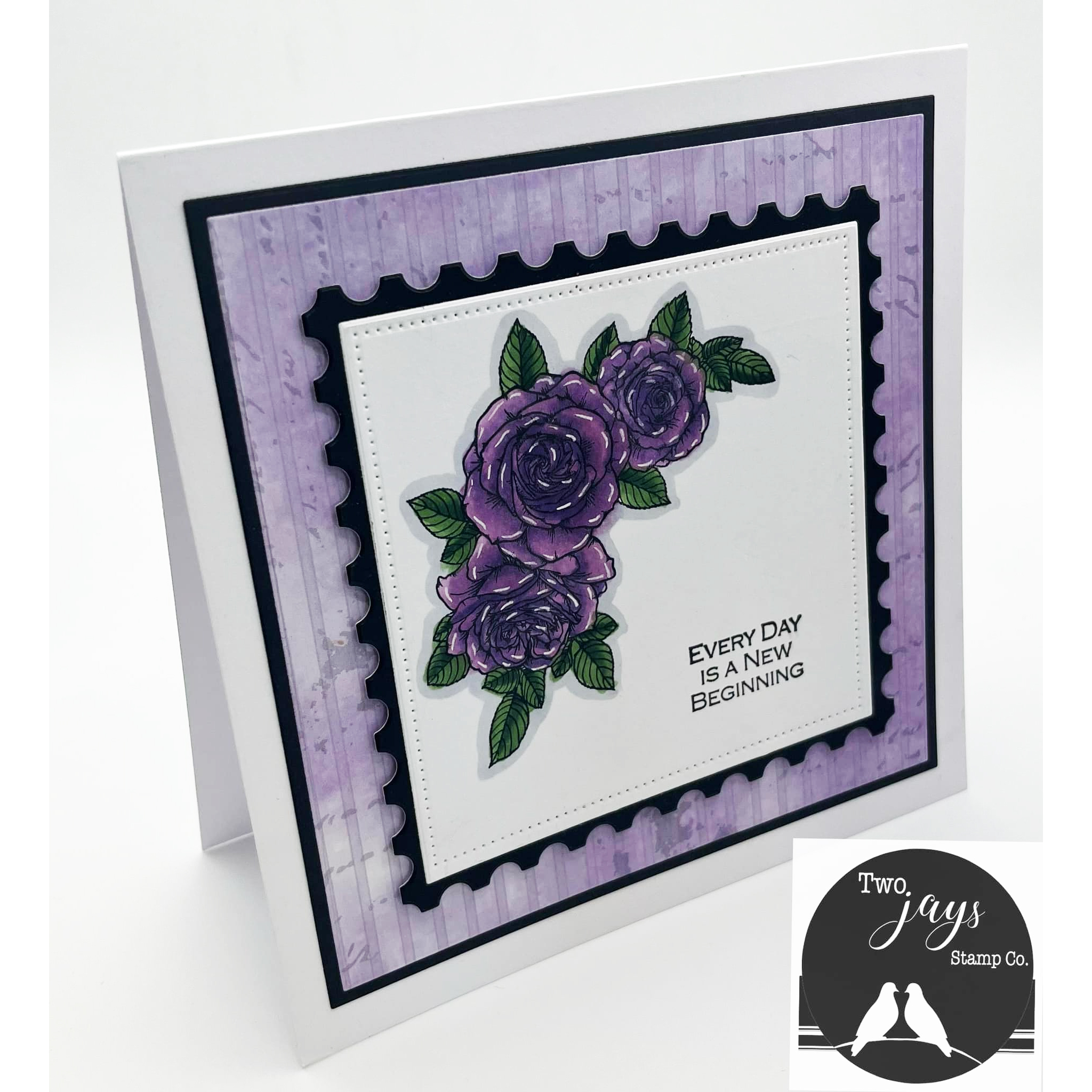 Two Jays Clear Stamps Rambling Rose