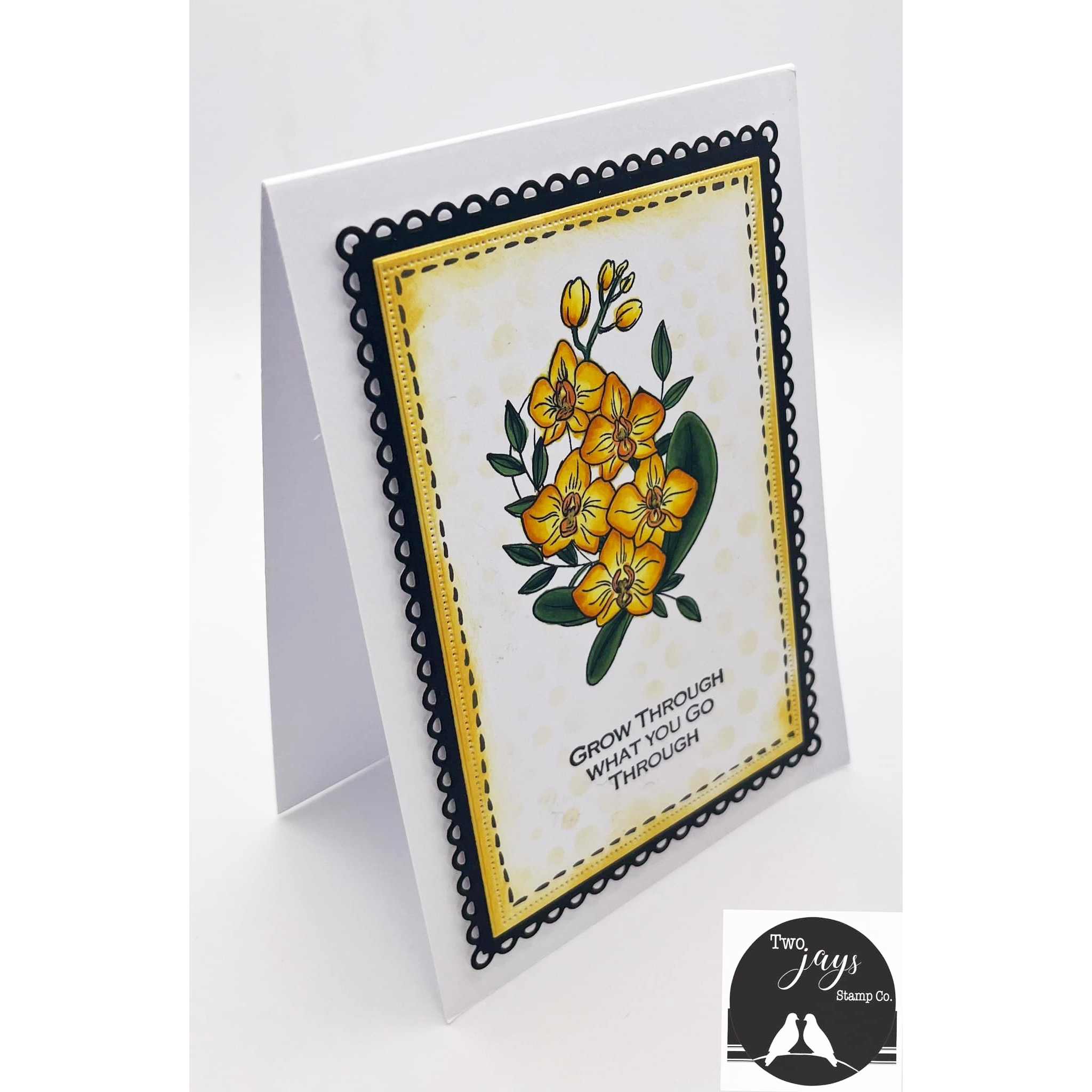 Two Jays Clear Stamps Orchid