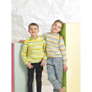 Party Time Stripes DK Pattern JB825 Sweaters