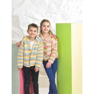 Party Time Stripes DK Pattern JB826 Cardigans