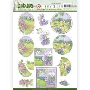Jeanine's Art  3D Push Out Landscapes - Spring Landscapes
