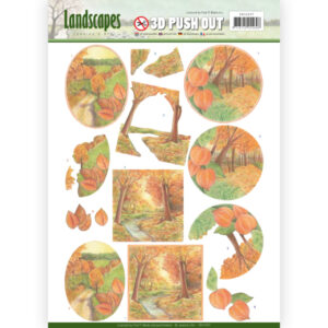 Jeanine's Art  3D Push Out Landscapes - Fall Landscapes