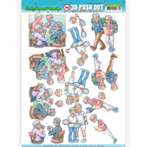 Yvonne Creations 3D Push Out Funky Nanna's - Sporting Together